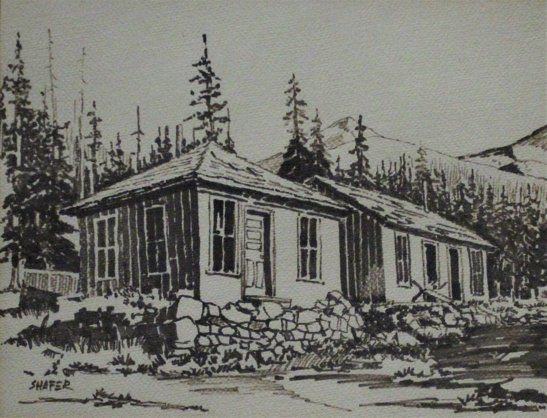 “Carson Camp, Colorado,” by L. E. Gus Shafer