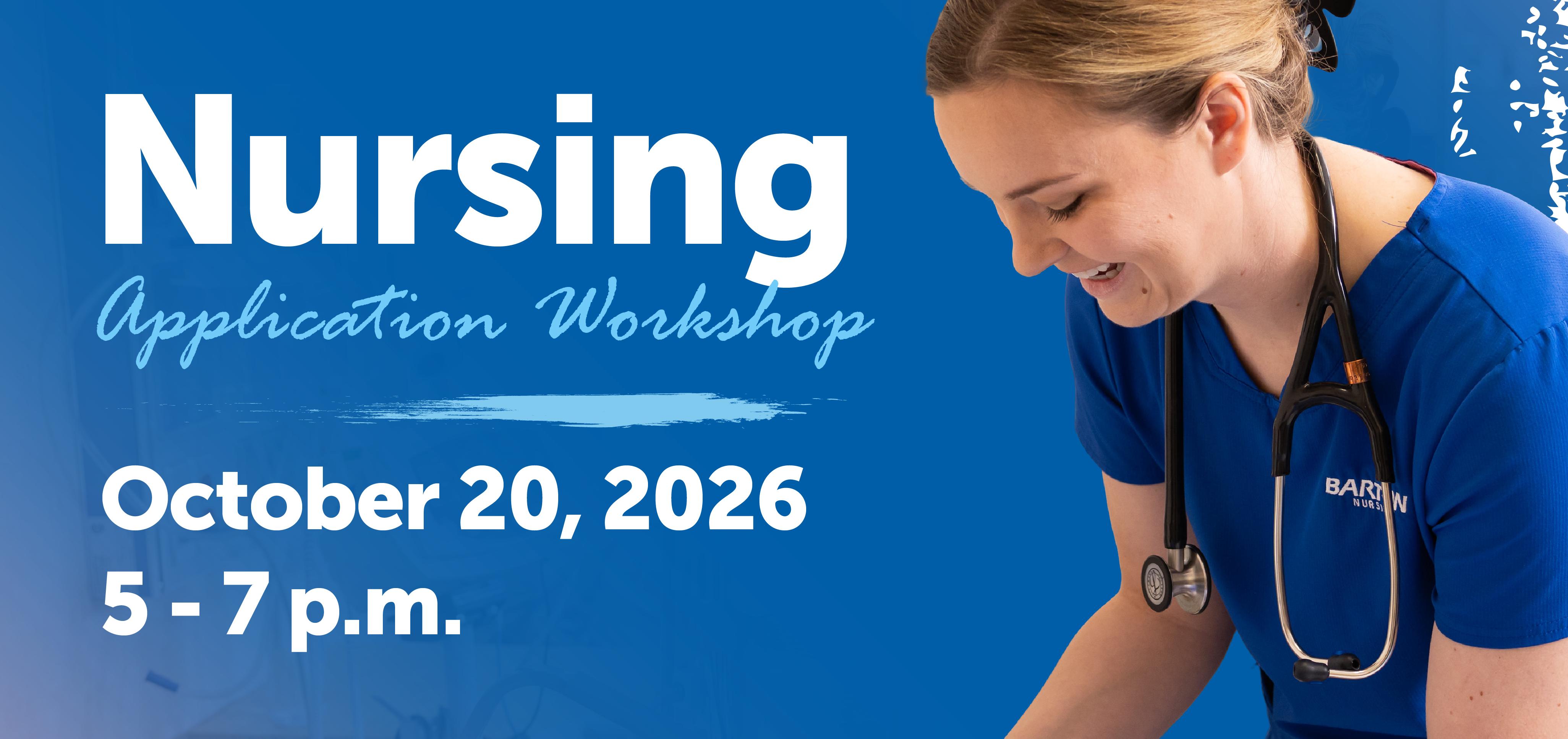 Barton Nursing Workshop October 20th - 5pm