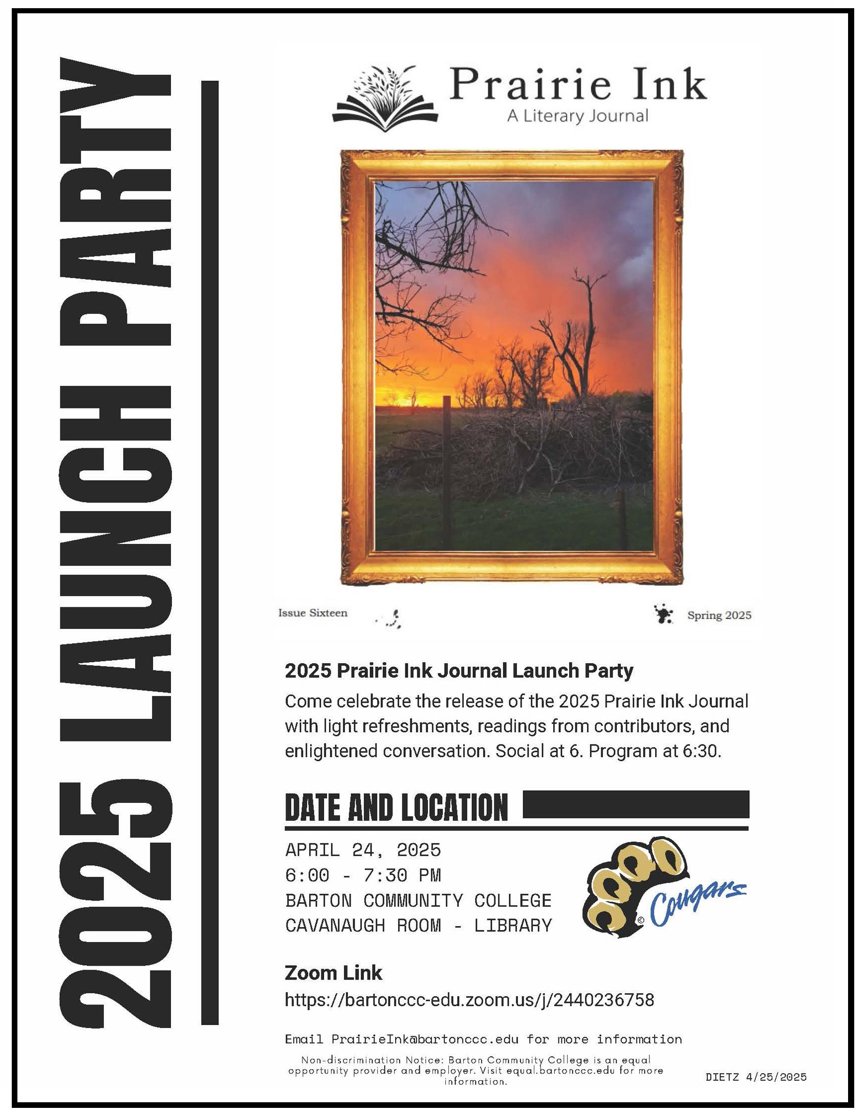 landscape painting on flier