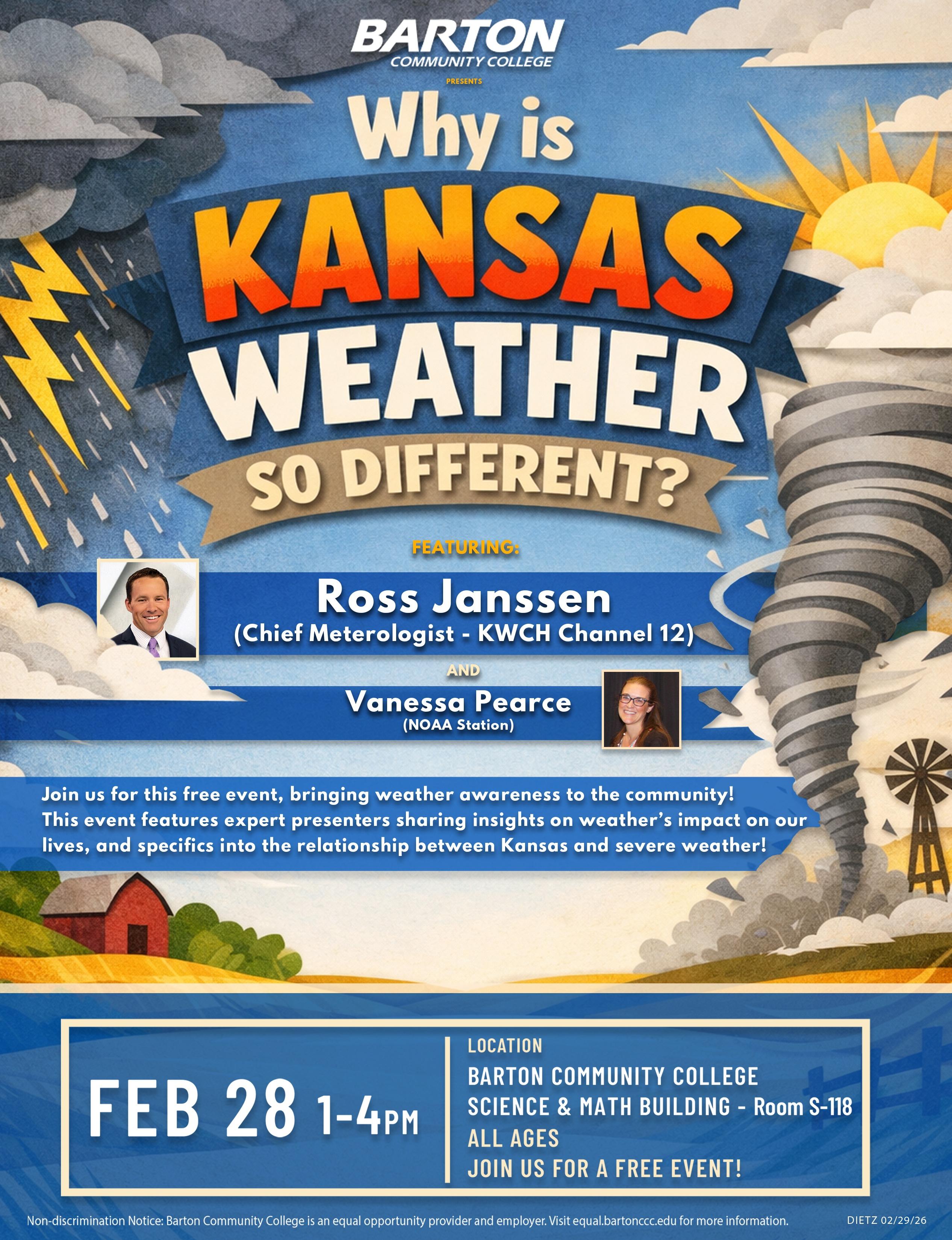 tornado themed flier