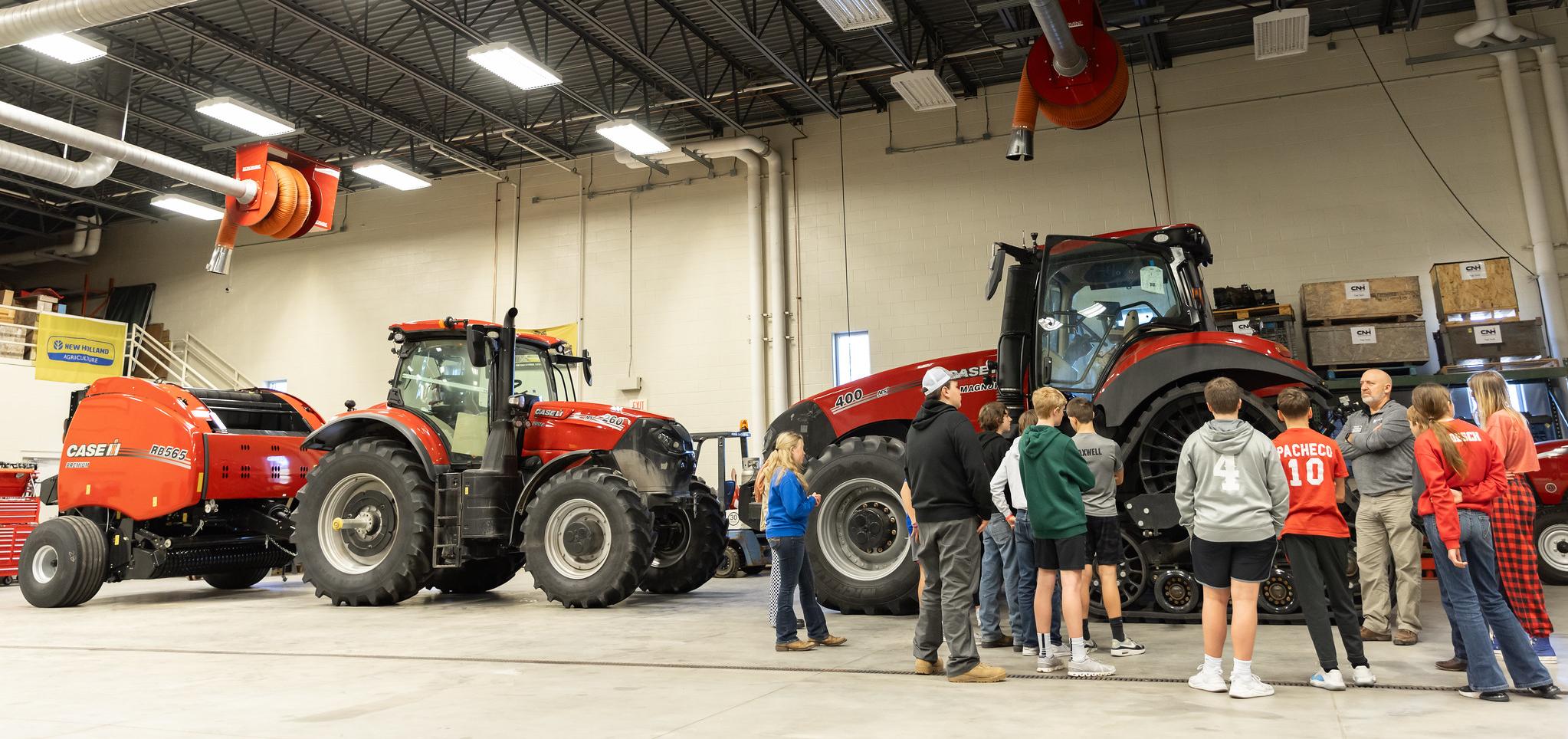 Students in the CNH Lab at 2024 Career Fair